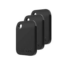 AJAX BASELINE Tag Black RFID (3pcs) - Secure and Convenient Access Tags