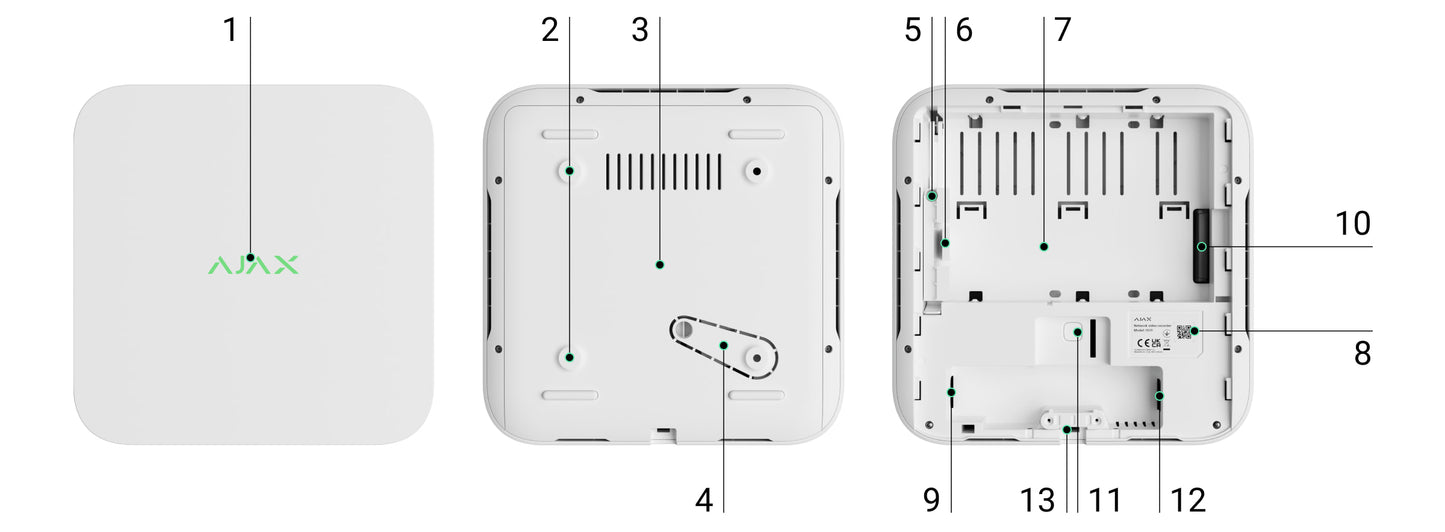 AJAX BASELINE NVR (8ch)