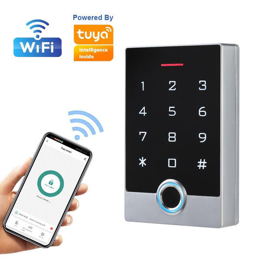 Metal case access door keypad Fingerprint