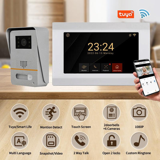 Tuya WIFI Smart Video Phone Doorbell